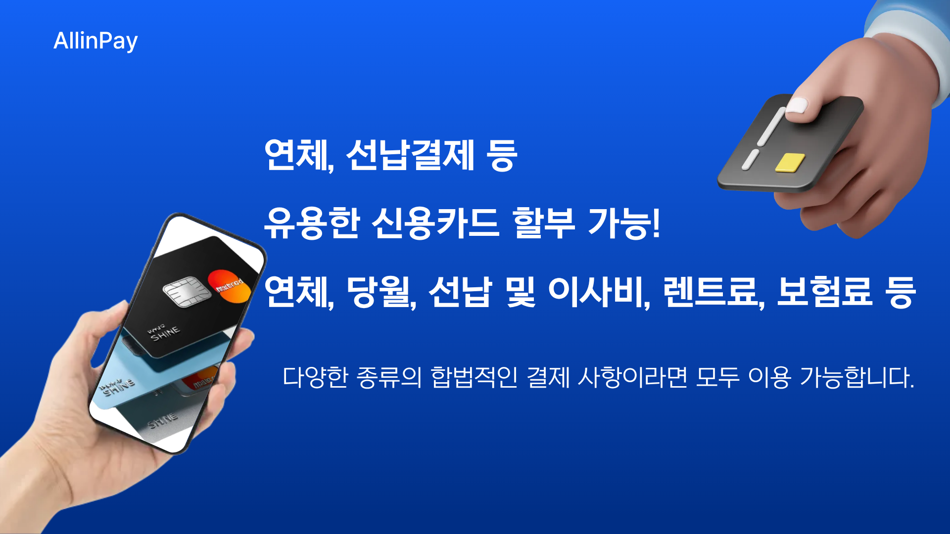 올인페이 결제항목